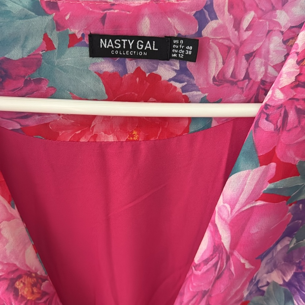 Nasty Gal Floral Pink Dress - Picture 2 of 5